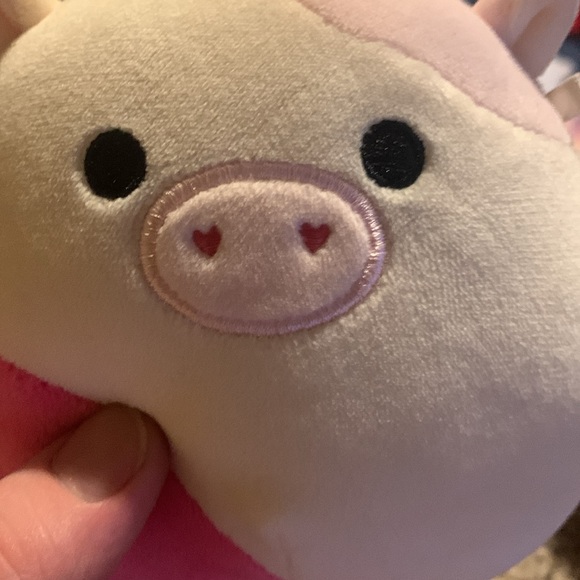 Caedyn heart nose cow 5 inch squishmallow NWT - Picture 7 of 7